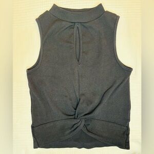 Francesca’s High Neck Black Tank